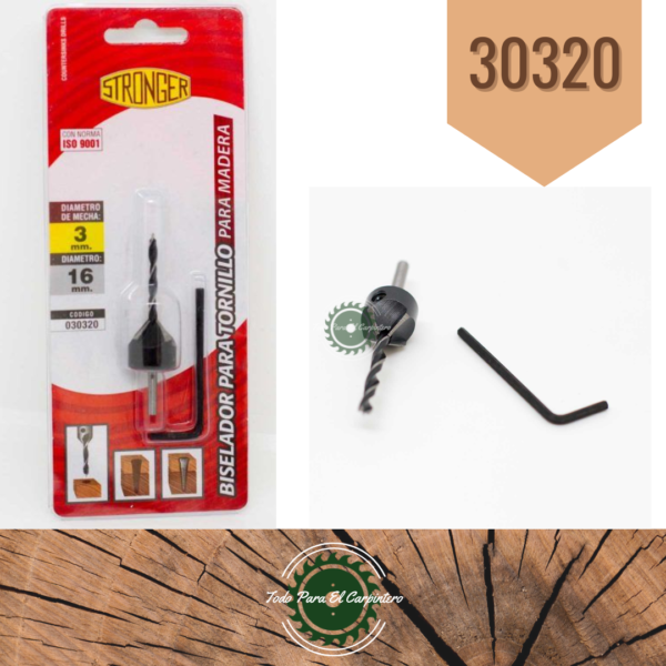 Biselador para tornillos HSS Stronger 6 mm - Imagen 2