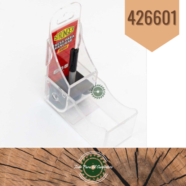 Fresa para ranurar 2 cortes Stronger 426601