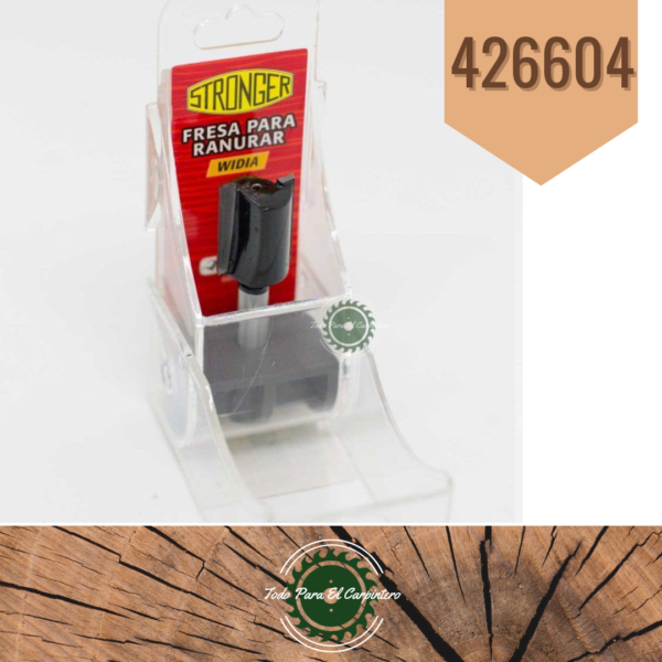 Fresa para ranurar 2 cortes Stronger 426604