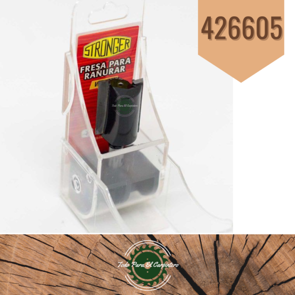 Fresa para ranurar 2 cortes Stronger 426605