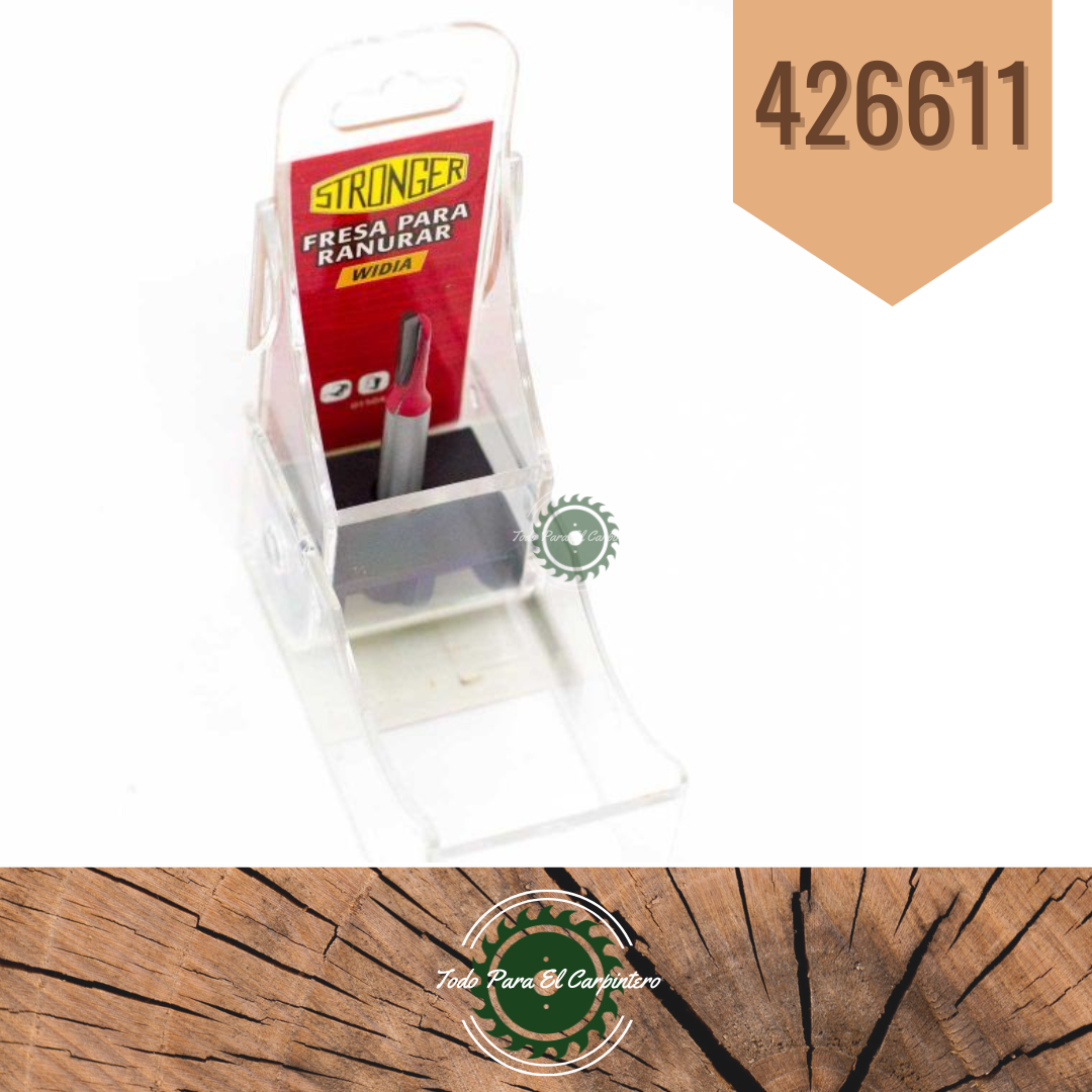 Fresa para ranurar 1 cortes Stronger 426611