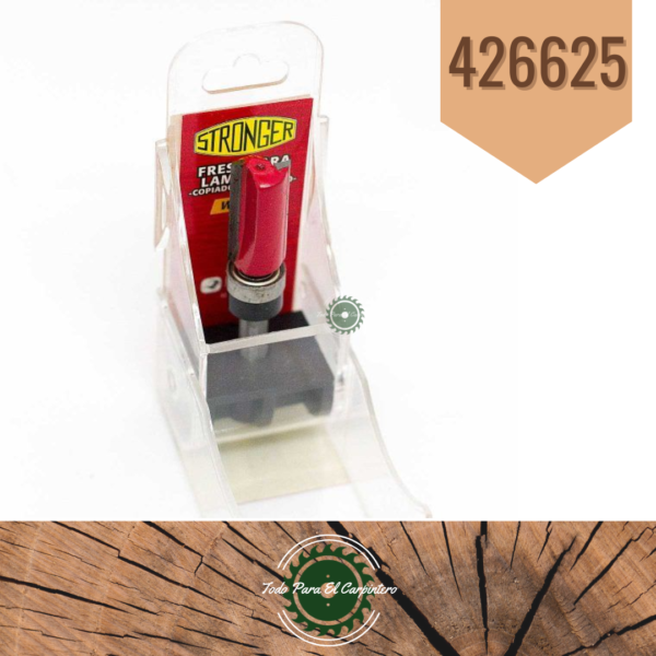Fresa para laminado copiador invertido 2 cortes Stronger 426625