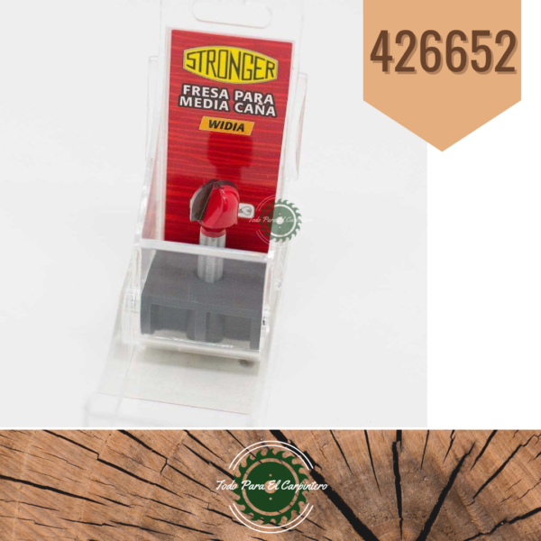 Fresa para media caña Stroger 426652