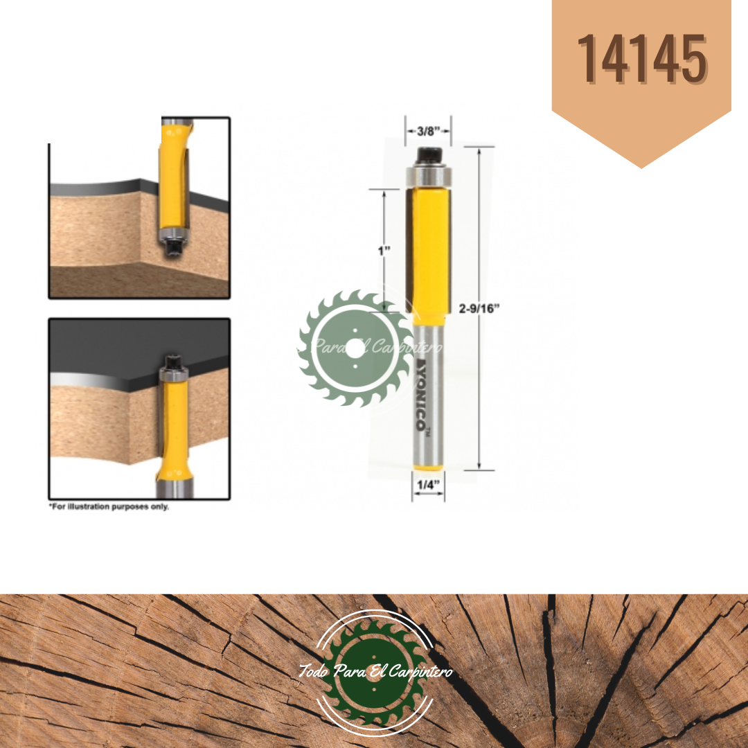 Fresa Copiadora en extremo Yonico 14145 | TPC Tools