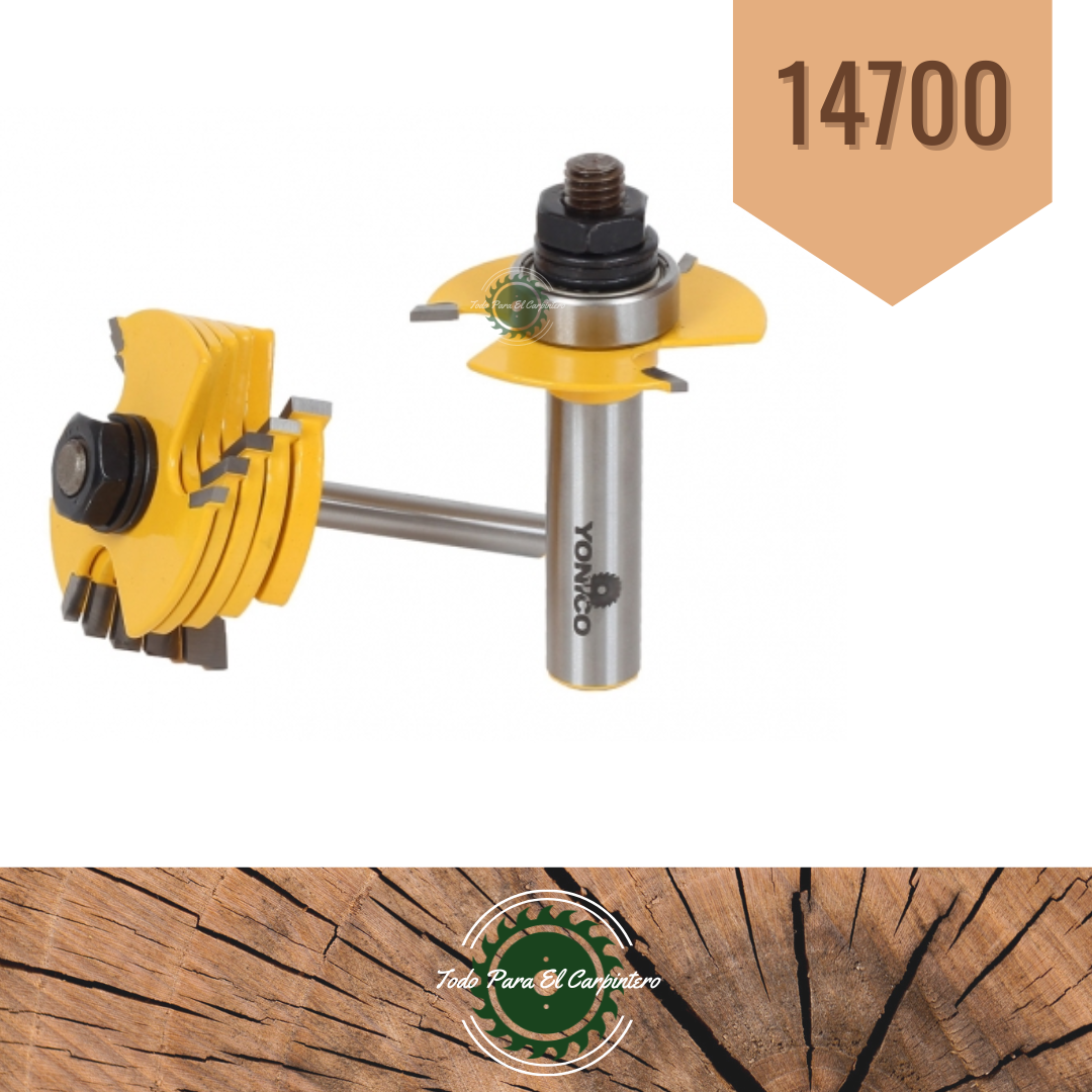 Set Fresas slot Yonico 14700 - Imagen 2