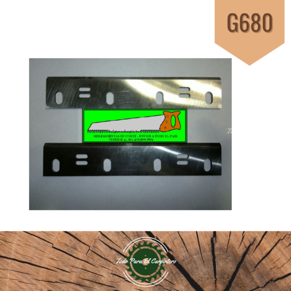 Juego de cuchillas Gamma 680 158 mm