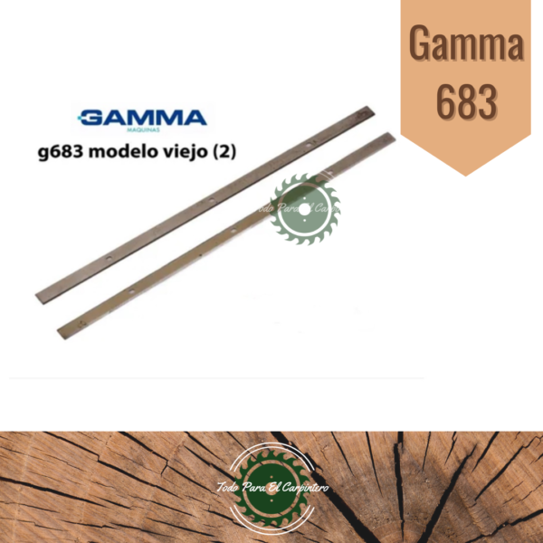 Juego de cuchillas Gamma 683 Modelo viejo descartable