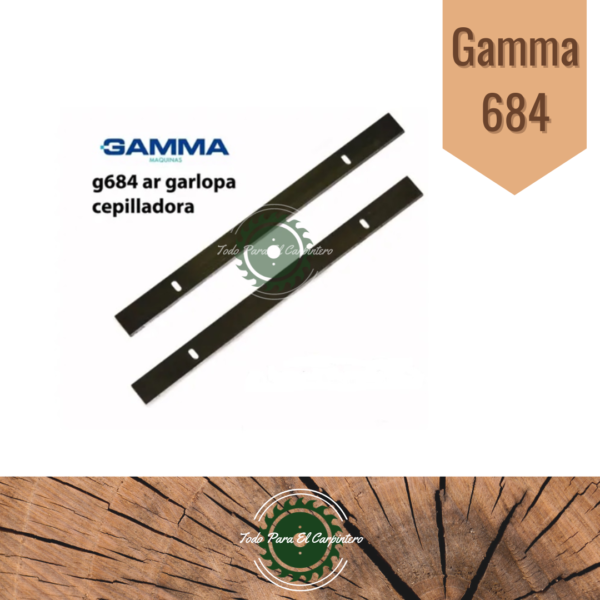 Juego de cuchillas Gamma 684 Modelo nuevo