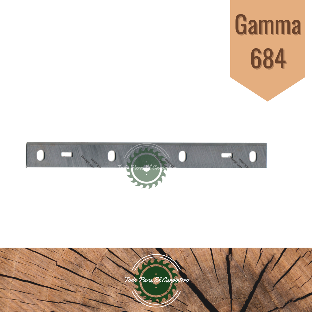 Juego de cuchillas Gamma 684 Modelo Viejo - Imagen 2