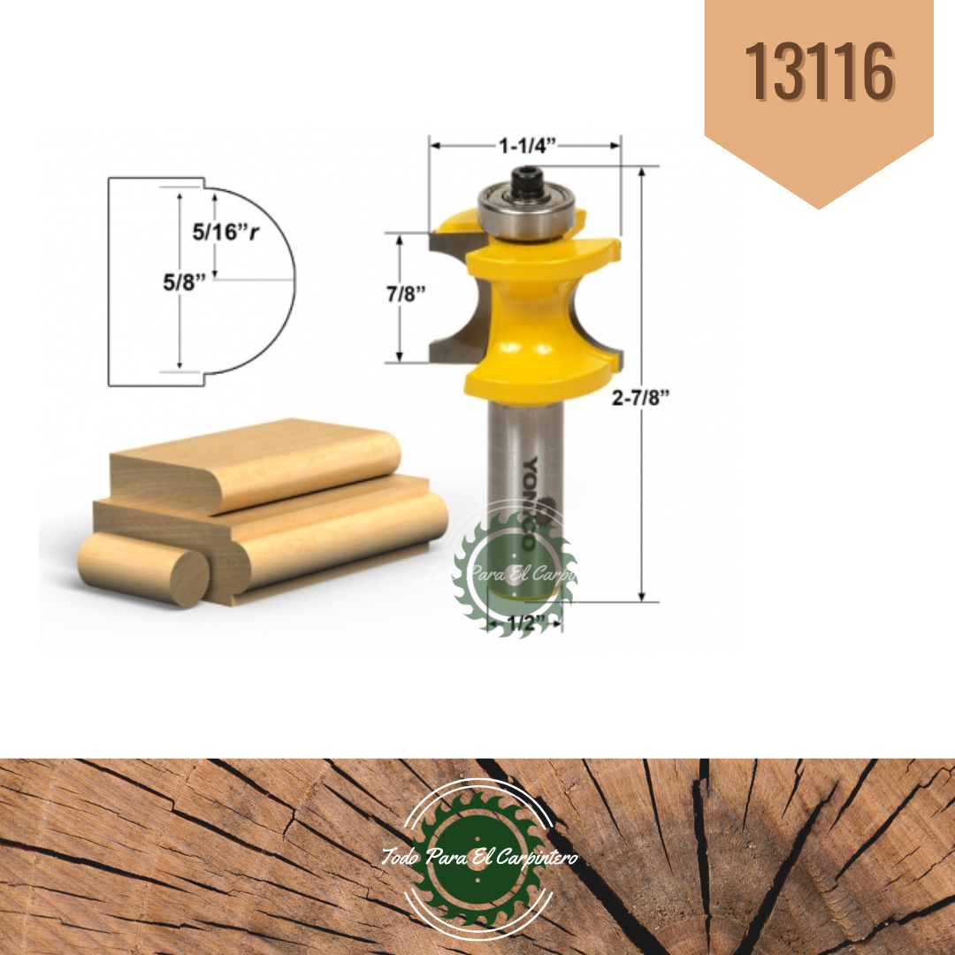 Fresa para cantear Yonico 13116 | TPC Tools