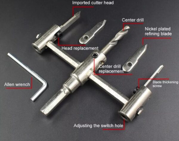Mecha Radial 40-120 mm TPC TOOLS 50247 - Imagen 5