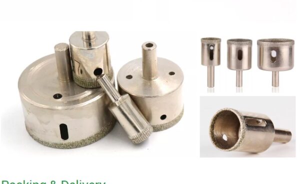 Set de mecha copa para perforacion de vidrios - Imagen 4