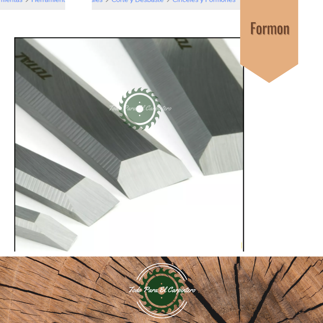 Formones Total  25 mm - Imagen 2