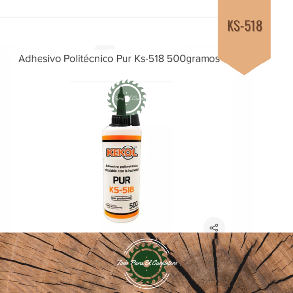 Adhesivo politecnico Pur KS-518 x 500 KEKOL
