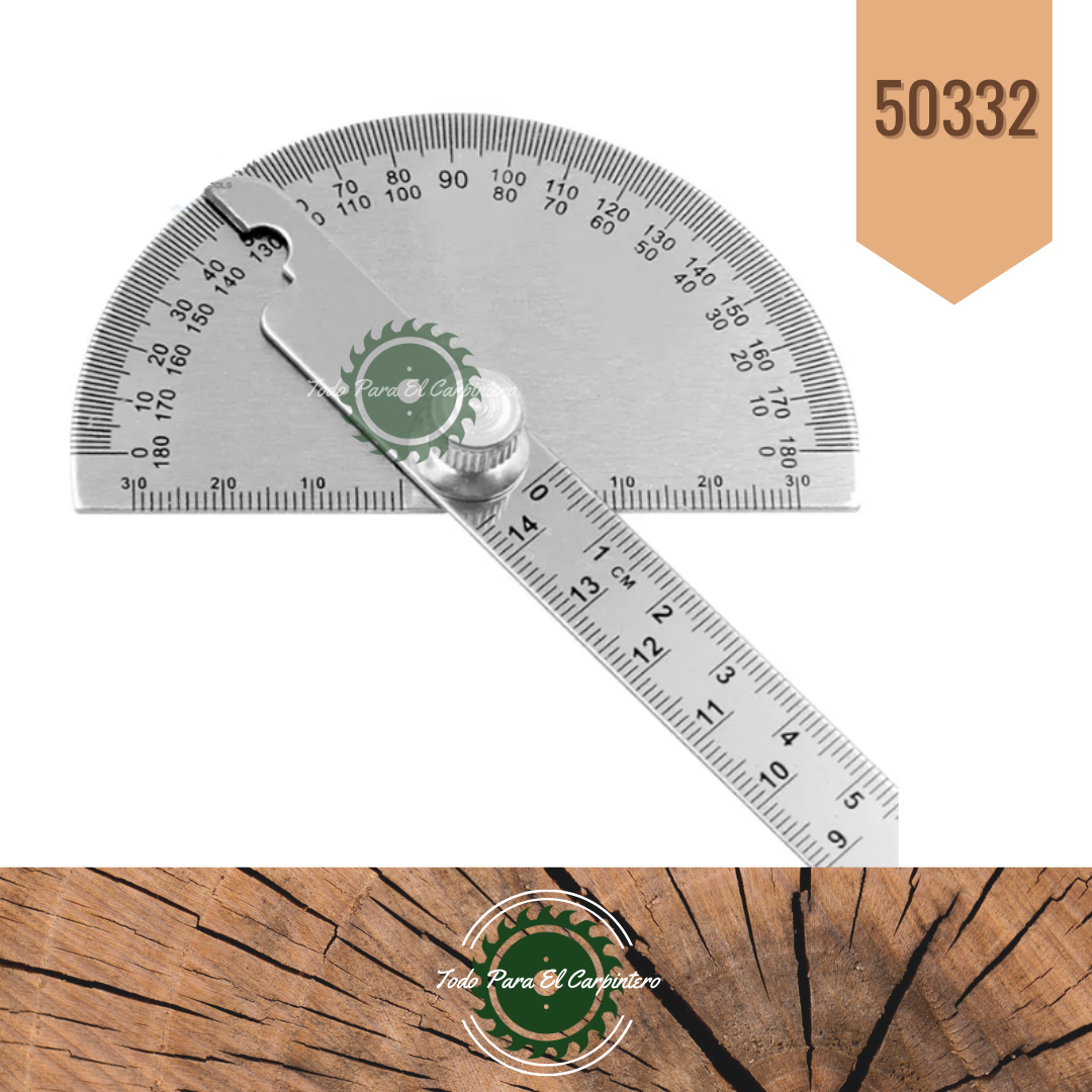 Escuadra Goniometro metalico 150 x 90 - Imagen 2