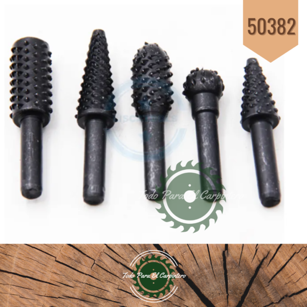 Set de herramientas escofina de desvaste para taladro - Imagen 2