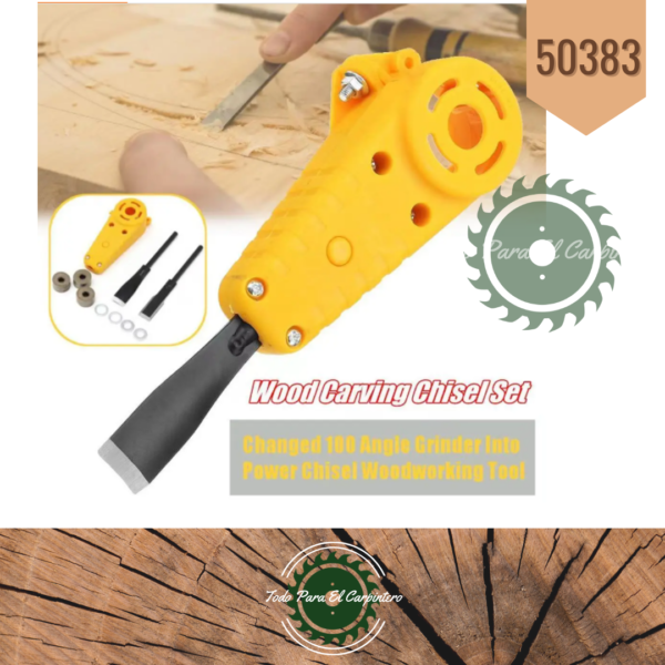 Adaptador para amoladora cuchillas de profundidad Gubias electrica - Imagen 5