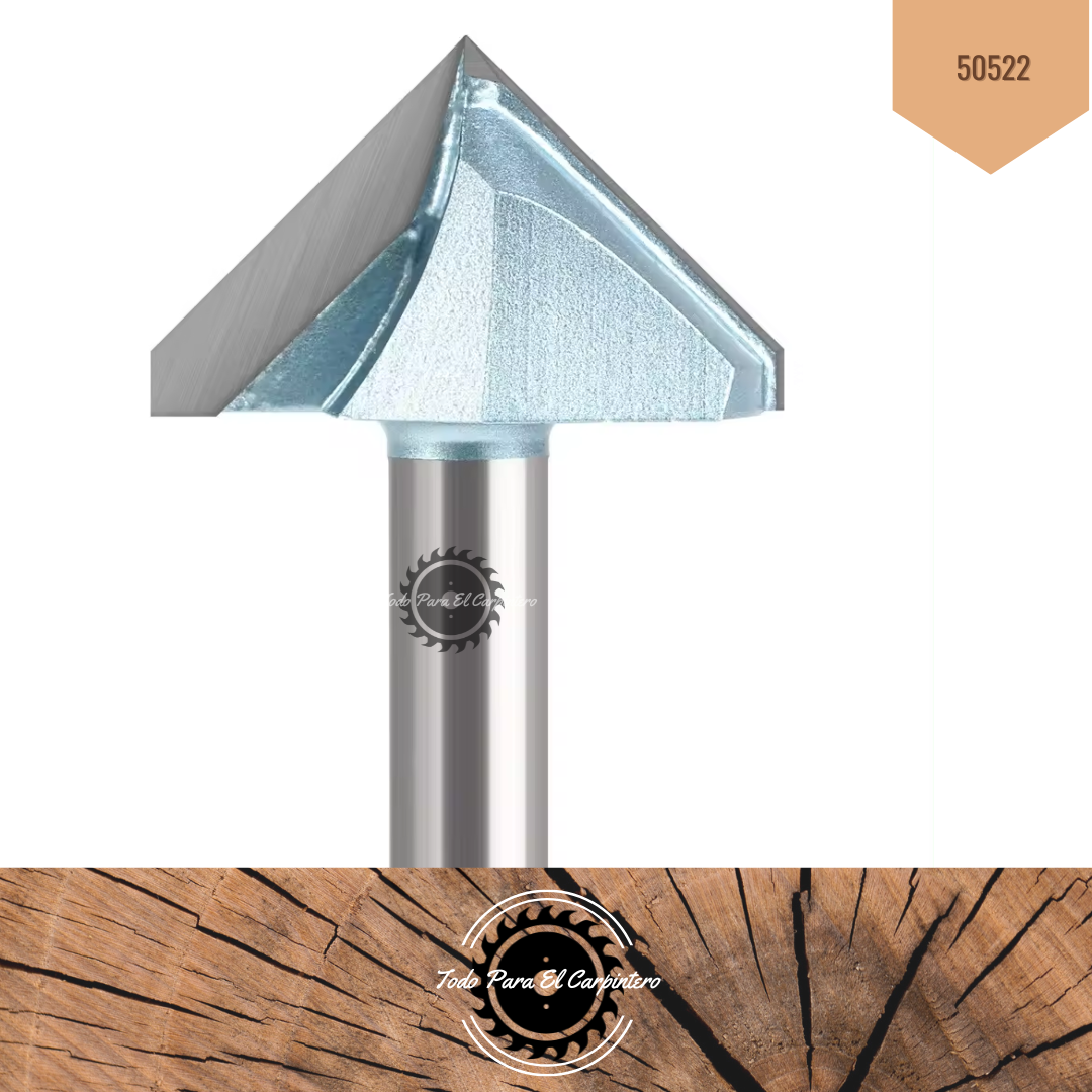 Fresa punta 90° 1/2 x 2-3/8" TPC 50523 - Imagen 3