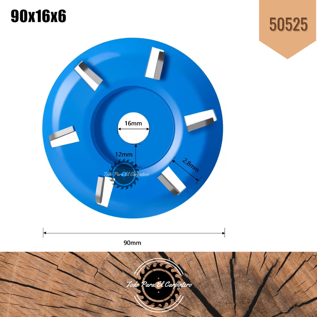 Disco de desbaste con insertos para vaciado TPC Tools 50525 - Imagen 4