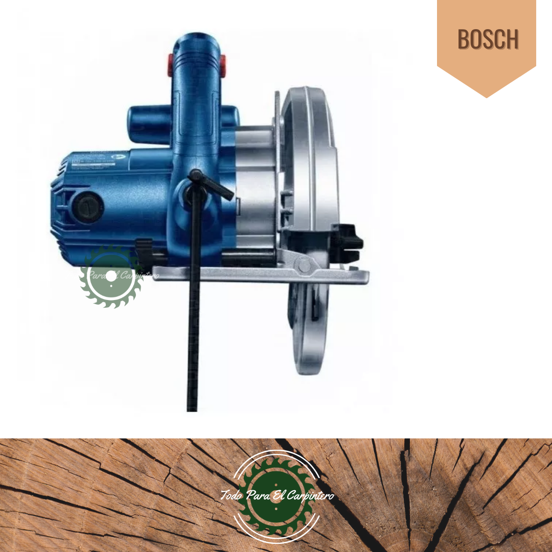 Sierra Circular Bosch Gks 150 1500w 184mm Con Guía - Imagen 3