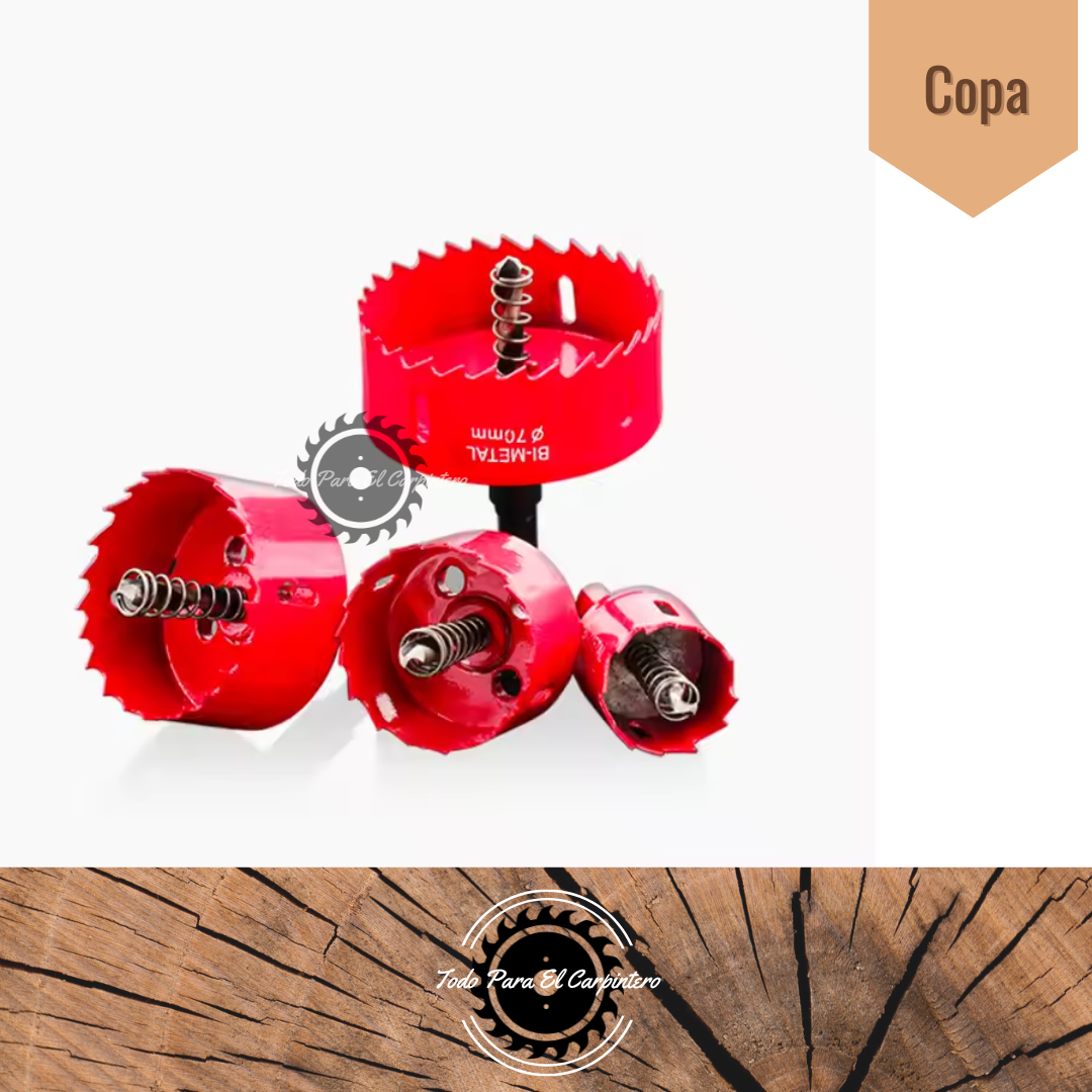 Set de mecha copa para perforacion Bi metal TPC 50563 - Imagen 3