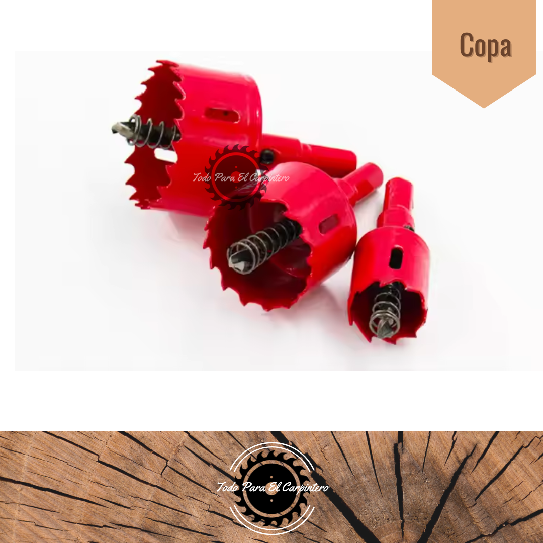 Set de mecha copa para perforacion Bi metal TPC 50563 - Imagen 4