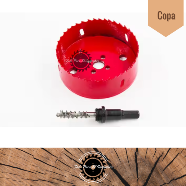 Set de mecha copa para perforacion Bi metal TPC 50563 - Imagen 2