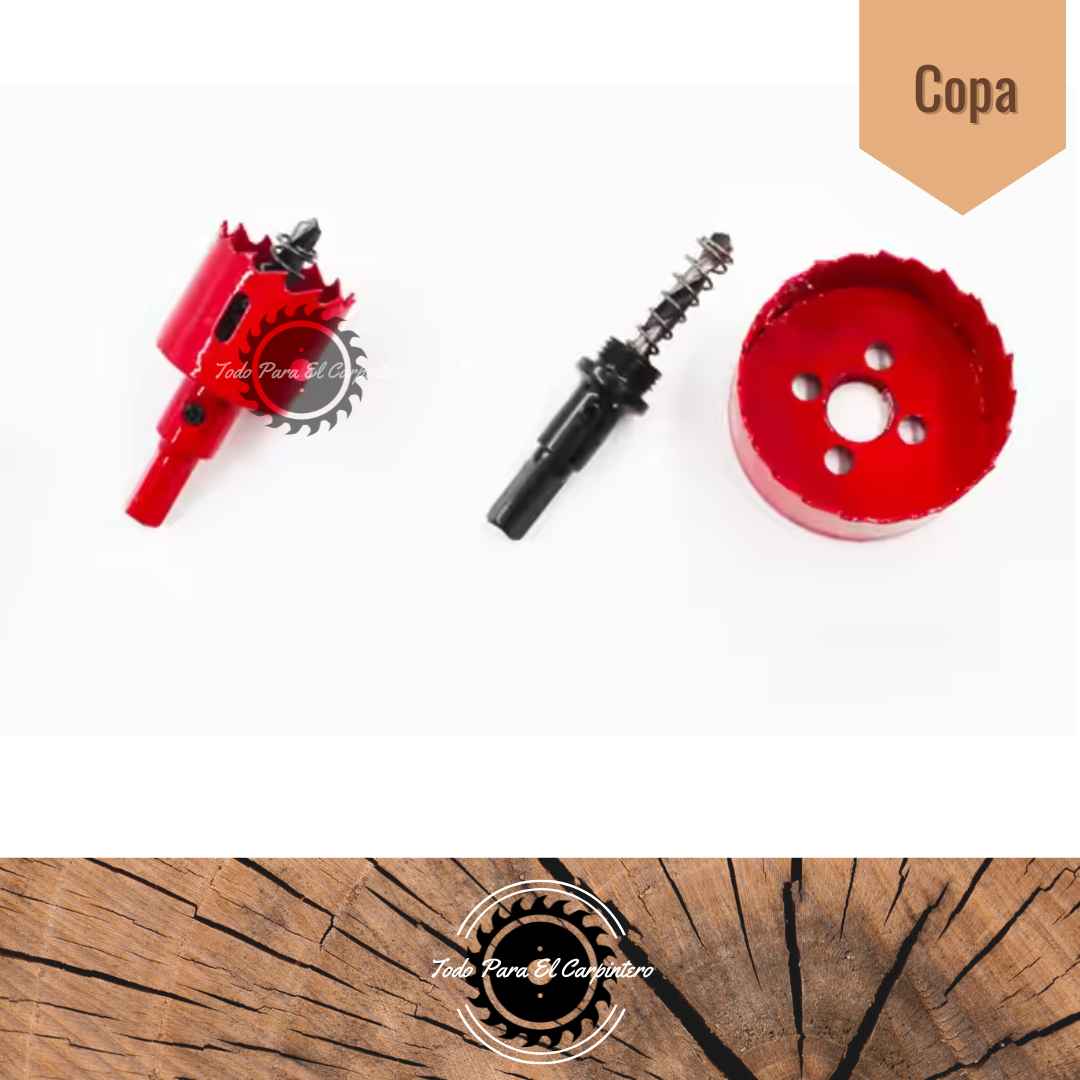 Set de mecha copa para perforacion Bi metal TPC 50563 - Imagen 6
