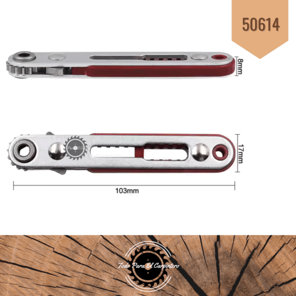 Llave crique para puntas de 1/4 bidireccional oblicua - Imagen 3