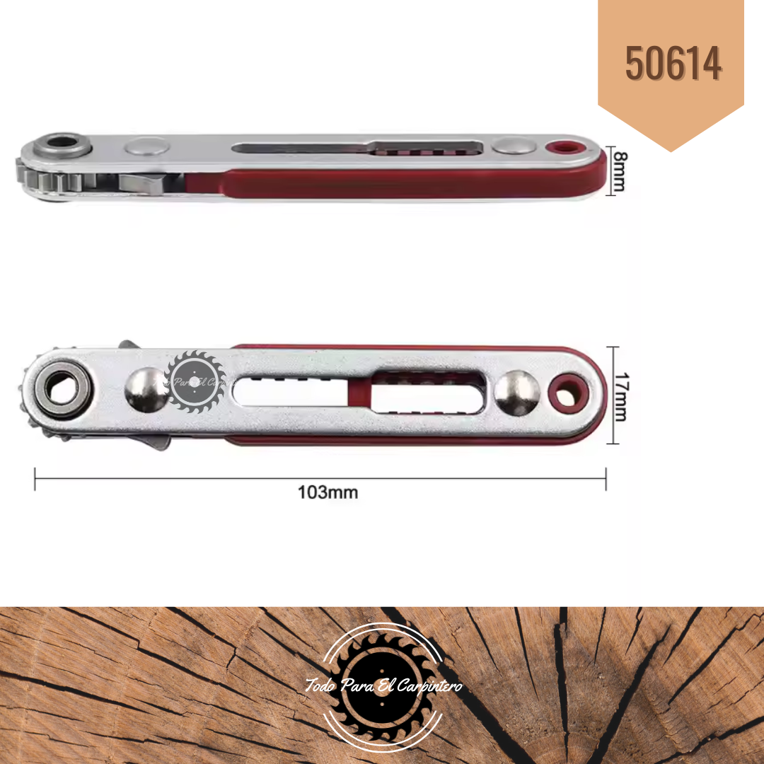 Llave crique para puntas de 1/4 bidireccional oblicua - Imagen 3