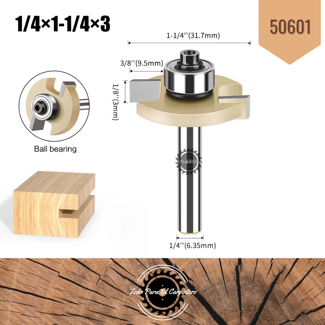 Fresa T slot 3 mm TPC 50601 - Imagen 2