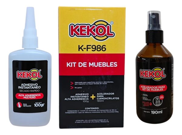 Adhesivo Cianocrilato + activador KEKOL KS986