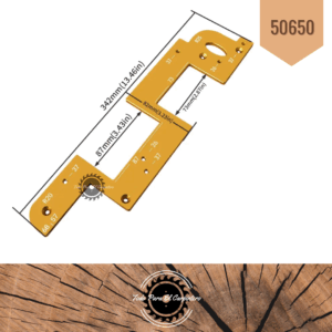 Plantilla para frente cajones interno tirador oculto aluminio tpc 50650