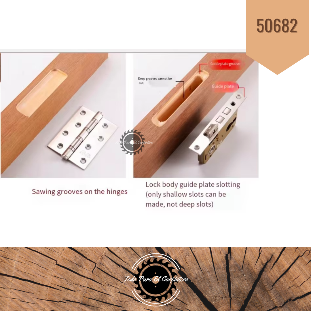 Util Fresado Para Instalación De Bisagras o Cerradura Tpc 50682 - Imagen 7
